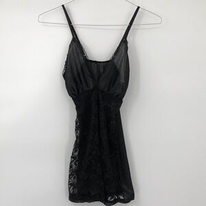 3/$25 Black Babydoll Lingerie with Thong Size XXS/XS/S